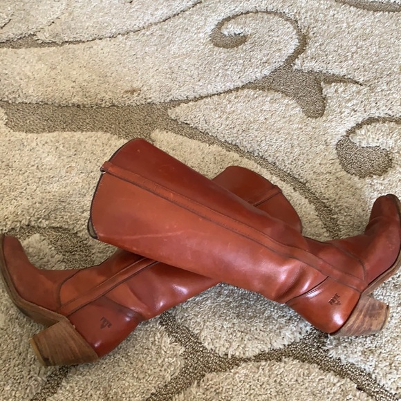Frye boots Vintage 1970s cognac authentic leather - Picture 11 of 11